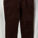 NWT J. Jill Womens Dark Redwood Pull On Corduroy Pants Slacks Trousers Size M