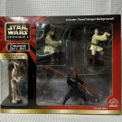 Star Wars Episode 1 Figurine Gift Set Box Theed Hanger Maul Obi-Wan Qui-Gon Jinn
