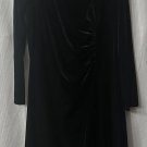NWT Talbots Womens Black Velvet Pull Over Casual Stretch Dress Plus Size 20