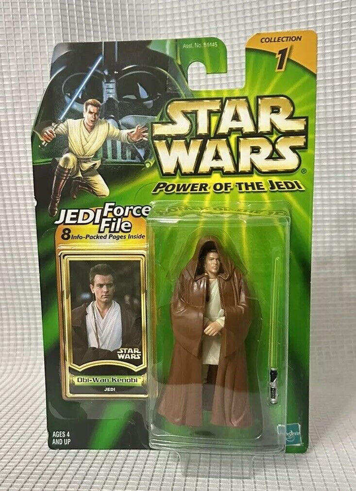 Star Wars Obi-Wan Kenobi Jedi Attack of the Clones Power of the Jedi 3.75 New
