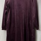 NWT Pure J. Jill Womens Long Sleeve A Line Velour Casual Dress Size Small Petite