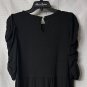 NWT Ann Taylor LOFT Womens Short Sleeve Casual Black Pullover Dress Size Large