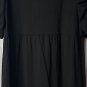 NWT Ann Taylor LOFT Womens Short Sleeve Casual Black Pullover Dress Size Large