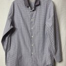 Brioni Mens Long Sleeve Check Pattern Button Casual Shirt Italy Size 2XL