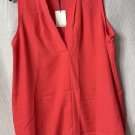 NWT Calvin Klein Womens Sleeveless Casual Stretch Top Blouse Shirt Size XL