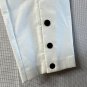 NWT rag & bone New York Womens White Elastic Simone Button Ankle Pants Size 6