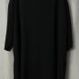 NWT Chicos Womens Black White Embroidered Kimono Coverup Top Size L/XL $149