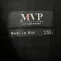 MVP Collection by Mo Vaughn Mens Black Long Sleeve Button Front Shirt Size 2XL