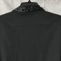 MVP Collection by Mo Vaughn Mens Black Long Sleeve Button Front Shirt Size 2XL