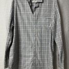 Billy Reid Mens Long Sleeve Button Front Plaid Standard Casual Shirt Size XL