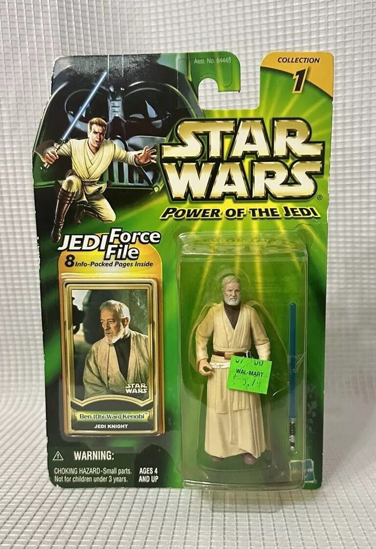Hasbro Jedi force File Ben Obi Wan Kenobi Action Figure