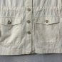 NWT Ann Taylor LOFT Womens Ivory Button Up Basic Jacket Coat Size Medium