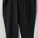 NWT Chicos Zenergy Seam Detail Womens Black Skinny Stretch Pants Size 2R Large