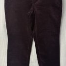 NWT J. Jill Spiced Wine Womens Pull On Stretch Casual Pants Slacks Size Medium