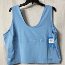 NWT Columbia Omni Wick Womens Blue Boundless Trek Tank Top Shirt Plus Size 3X