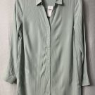 NWT J. Jill Womens Long Sleeve Button Rayon Top Blouse Shirt Size Medium