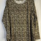 NWT J. Jill Womens Long Sleeve Pullover Casual Top Blouse Shirt Size Large