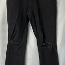 Rollas Original High Rise Straight Womens Distressed Black Jeans Size 30 EUC