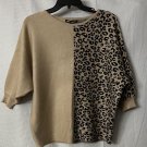 NWT Cable & Gauge Womens Elbow Length Sleeve Pullover Top Sweater Size Small