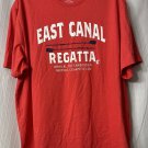 NWOT Chaps Ralph Lauren Mens Red Rowing Themed Tee Shirt Size XXL