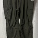 NWT REI Rendezvous Womens Gray Convertible Outdoor Hiking Pants Plus Size 20W
