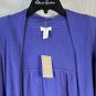 NWT Chicos Womens Soft Ginger Long Sleeve Cardigan Sweater Silk Blend Size 2