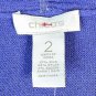 NWT Chicos Womens Soft Ginger Long Sleeve Cardigan Sweater Silk Blend Size 2