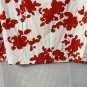 NWT Talbots Womens Red White Floral Short Sleeve Top Blouse Shirt Plus Size 3X