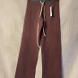 NWT Mari Dade Womens Wine Colored Athletic Yoga Pants Bootleg Size Medium
