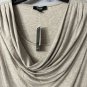 NWT Premise Designer Studio Short Sleeve Stretch Top Blouse Shirt Size Large