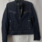NWT Lauren Ralph Lauren LRL Womens Long Sleeve Zipped Jean Denim Jacket Size XL