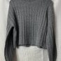NWT BP. Womens Designer Long Sleeve Pullover Gray Sweater Size Medium
