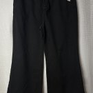 NWT Pilcro Anthropologie Womens Black Wide Leg Cut Off Jeans Denim Size 33 Tall