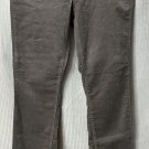 NWT LOFT made and loved Ann Taylor Womens Gray Corduroy Curvy Skinny Pants 6/28