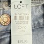 NWT Ann Taylor LOFT Made and Love The Girlfriend Womens Jeans Size 30 Petites