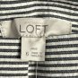 NWT Loft Ann Taylor Julie Cropped Curvy Womens Striped Casual Pants Size 6