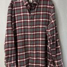 Haupt Germany Mens Long Sleeve Flannel Regular Fit Button Front Shirt Size XL