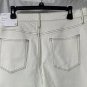 NWT LOFT Ann Taylor Made and Loved Womens White Wide Leg High Rise Jeans Size 32