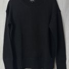 NWT Donna Karan DKNY Womens Long Sleeve Black Pullover Sweater Size Small
