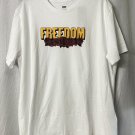 NWT Levis Mens Short Sleeve Casual White T Shirt Freedom Size XXL