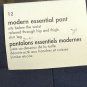 NWT Calvin Klein Womens Blue Modern Essential Dress Pants Slacks Trouser Size 12