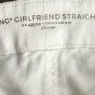 NWT Chicos So Slimming Girlfriend Straight Leg Womens White Jeans Size 14 Tall