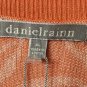 NWT Daniel Rainn Womens Penelope Short Sleeve Intarsia Pullover Top Shirt XL