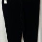 NWT David Dart Womens Casual Black Pull On Velvet Pants Slacks Plus Size 3X