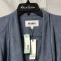 NWT BB Dakota Womens Misha Faux Suede Open Front Jacket Size Small