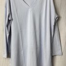 NWT J. Jill Womens Simply Supima V Neck Pullover Tunic Top Blouse Shirt Size L