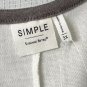NWT Simple Suzanne Betro Womens Notch Neck Cape Tunic Top Blouse Shirt Size 3X