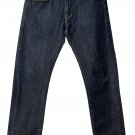 Levis Capital E Short Skinny Slim Cropped Womens Dark Wash Jeans Size 33