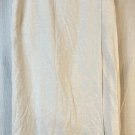 NWT Cynthia Rowley Womens Linen Blend Ivory Casual Long Skirt Elastic Size XL