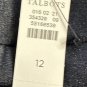 NWT Talbots Womens Chatham Ankle Pants Slim Leg Trousers Slacks Size 12